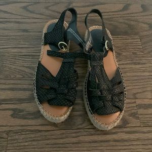 Cute black sandals. Only tried on!
